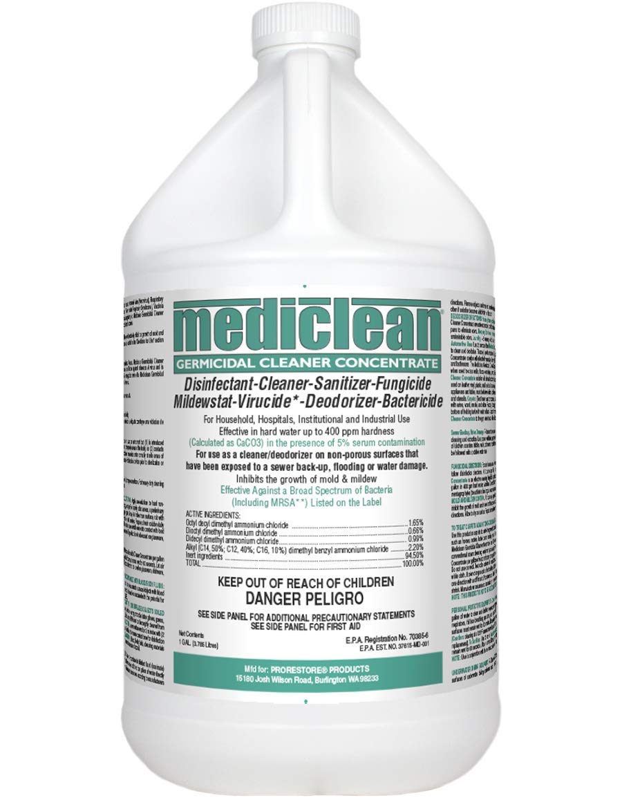 Mediclean Germicidal Cleaner Concentrate Mint Scent 1 Gallon