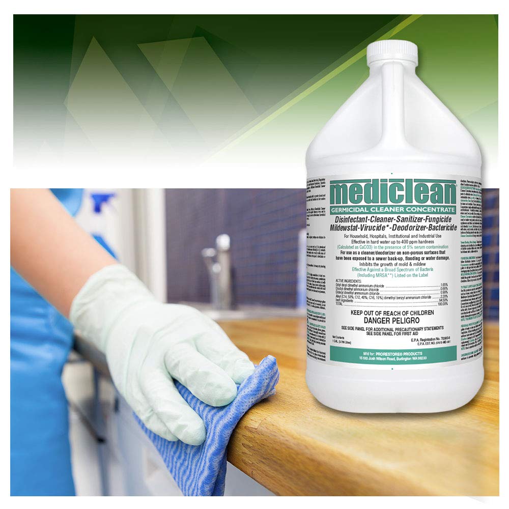 Mediclean Germicidal Cleaner Concentrate Mint Scent 1 Gallon - Image 3