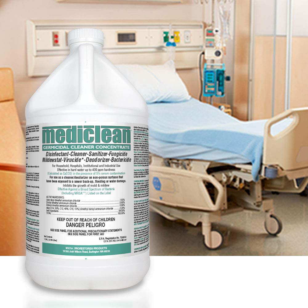 Mediclean Germicidal Cleaner Concentrate Mint Scent 1 Gallon - Image 4