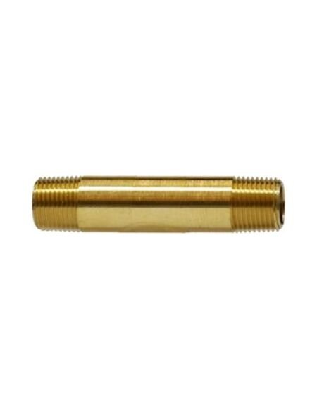 Nipple 1/8" X 2" Long Pipe Brass BR1-8X2 1-8in x 2in brass nipple (3328X2) br101-1015