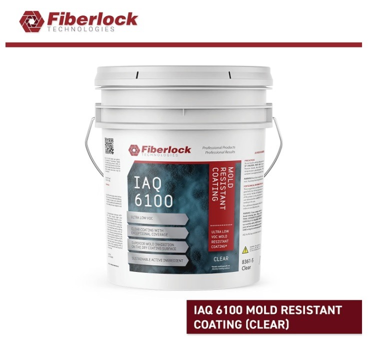 Fiberlock IAQ 6100, Mold Resistant Coating, Clear (5 gal) - Image 6