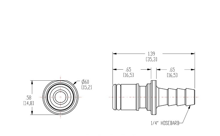 1/4" Quick Disconnect Insert - Image 3