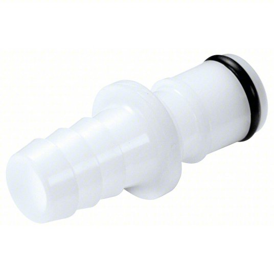 3/8" Quick Disconnect In-line Hose Barb APC Series Acetal Male Insert - Straight Thru APC22006