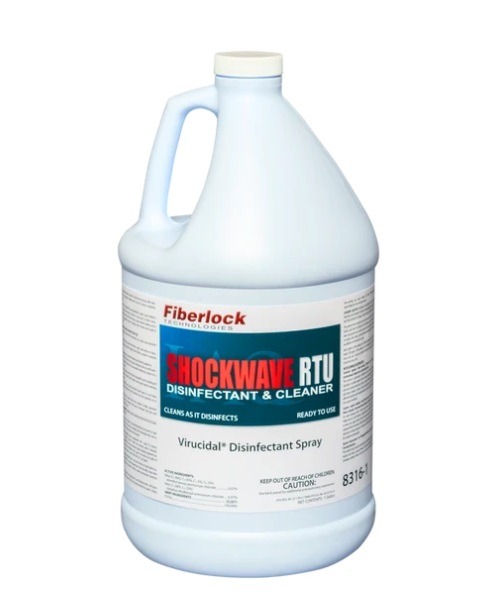 Fiberlock ShockWave RTU Disinfectant & Cleaner Concentrate